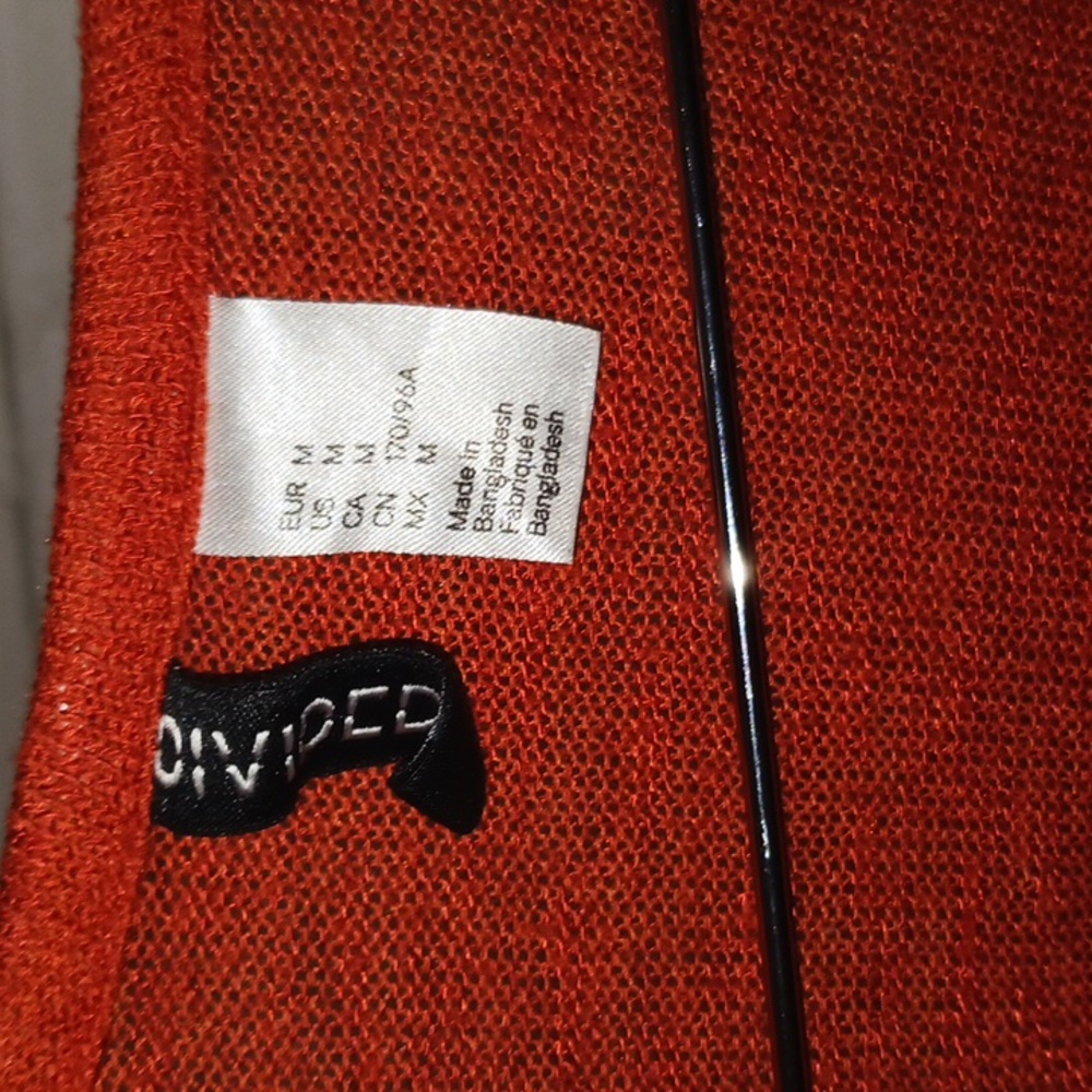 Medium Dark Orange Cardigan from H&M
